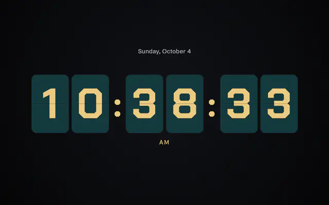 Vista previa de Flip Clock